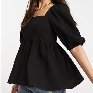 Peplum Puff sleeve blouse